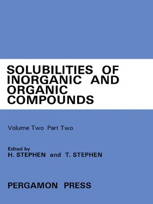 cover image of Ternary and Multicomponent Systems